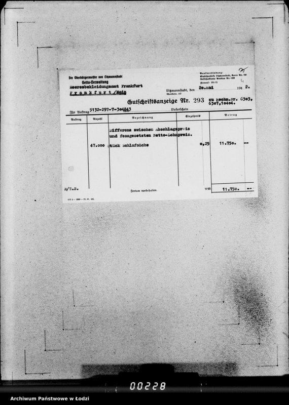 Obraz 8 z jednostki "297 Schlafsäcke. Auslieferungen"