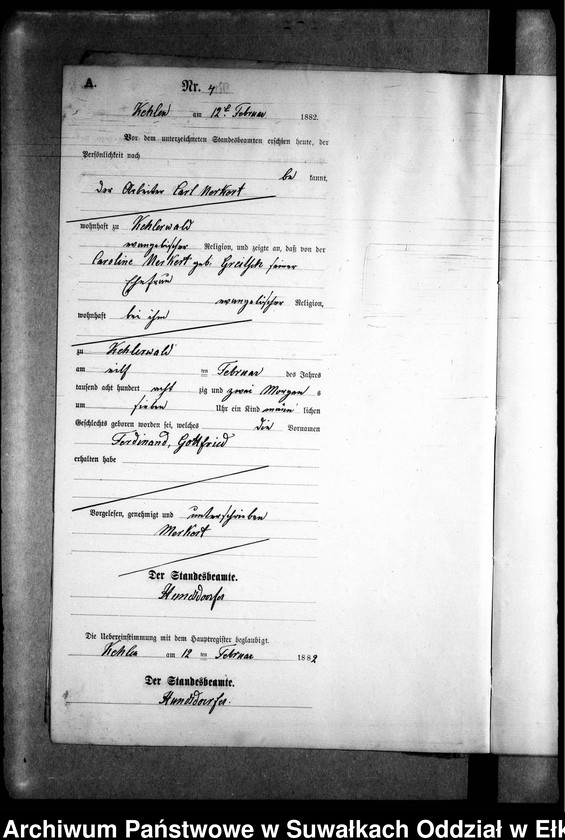 image.from.unit.number "Geburts-Neben-Register des Preussischen Standes-Amtes Kehlen Kreis Angerburg"