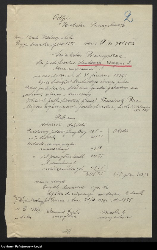 Obraz 4 z jednostki "Franciszek Buc- detaliczna sprzedaż galanterii na rachunek własny i komisowy"