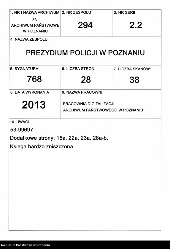 Obraz 1 z jednostki "A. betr. Karl Jacob, Literat aus Płock"