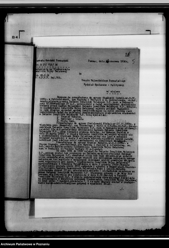 Obraz 9 z jednostki "Zjednoczenie Inwalidów Wojny Światowej"