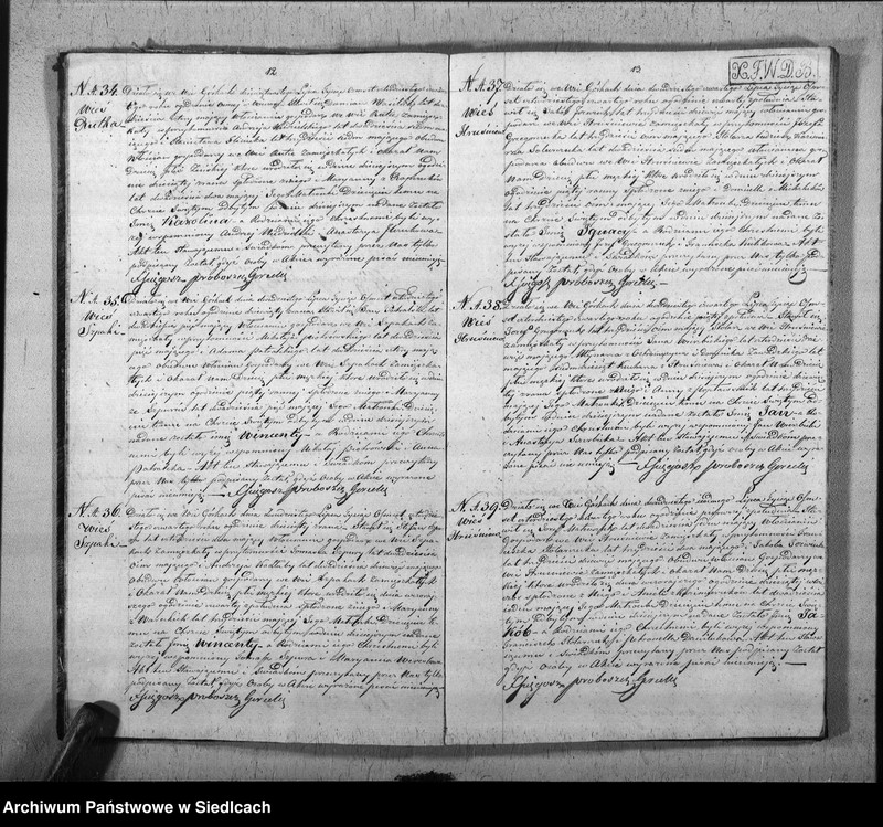 Obraz 10 z jednostki "Akta urodzin, małżeństw, zgonów"