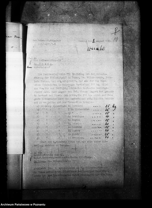 Obraz 14 z jednostki "Nahrungsmittelversorgung der Heimschulen"