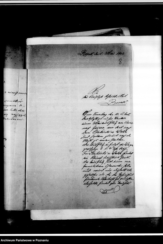 Obraz 12 z jednostki "Korespondencja urzędowa, listy członków, zawiadomienia o zebraniach, programy obchodów rocznic i innych uroczystości"