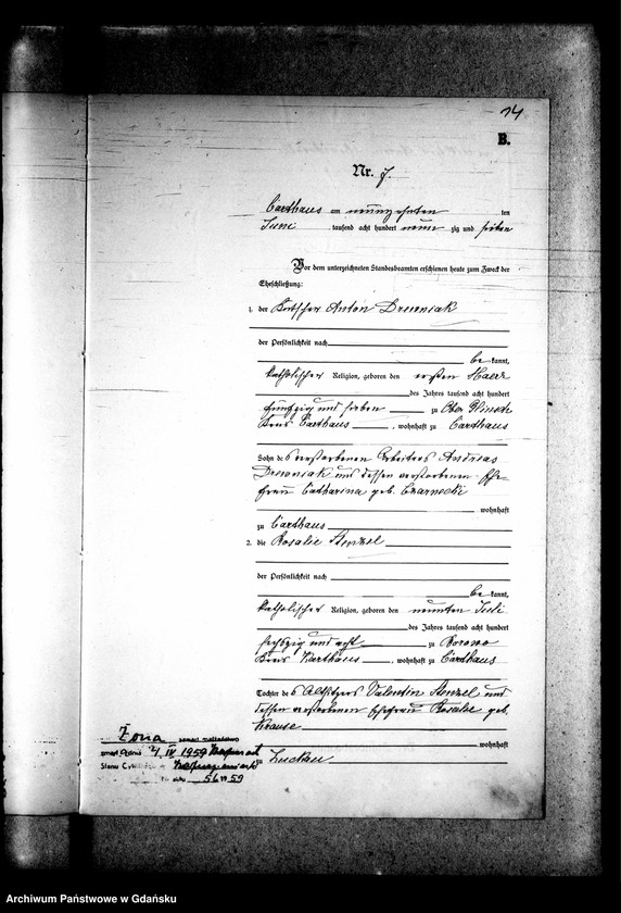 image.from.unit.number "Księga małżeństw"
