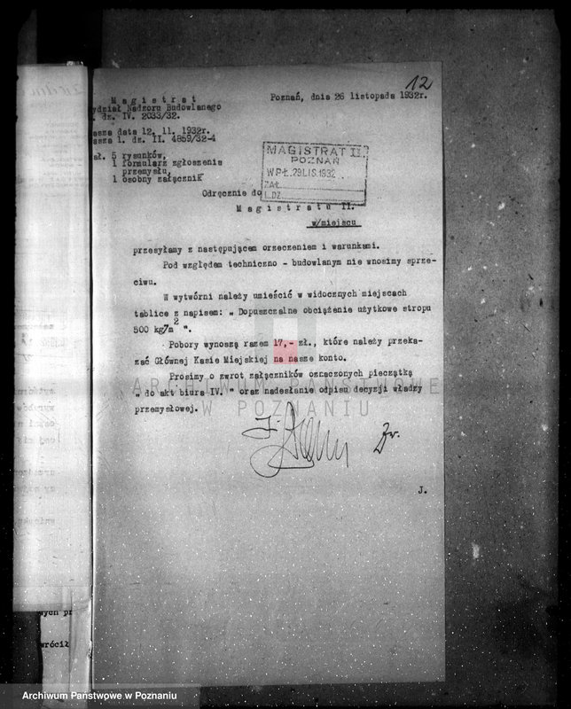 image.from.unit.number "Zatwierdzenie wytwórni z celuloidu Firmy "Likwowin" w Poznaniu nr 566"