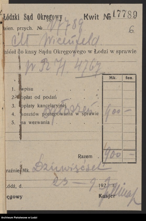 Obraz 8 z jednostki "Moszek Wicenfeld- sprzedaż pończoch"