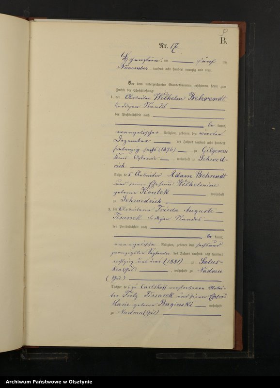 image.from.unit.number "Heirats-Neben-Register Nr 13-22"