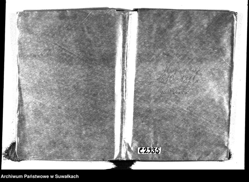 image.from.unit.number "Akta małżeństwa gminy wigierskiey od 1-go maja 1810 do dnia ostatniego kwietnia 1811 roku"