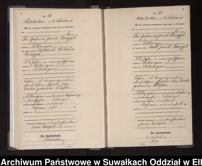 image.from.unit.number "Sterbe-Haupt-Register des Königlichen Preussischen Standes-Amtes Nikolaiken Kreis Sensburg"