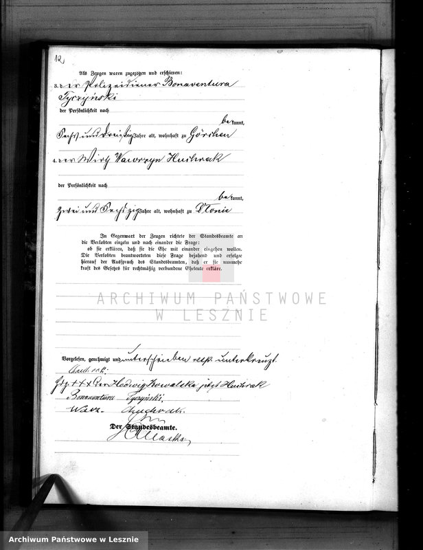 Obraz 16 z jednostki "[Księga małżeństw - tom I]"