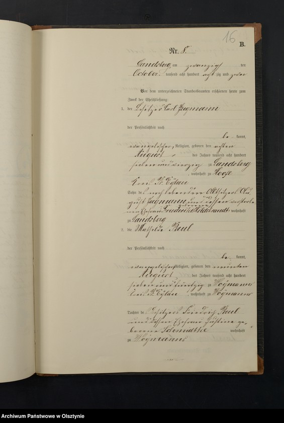 image.from.unit.number "Heiraths-Neben-Register Nr 1 - 14"