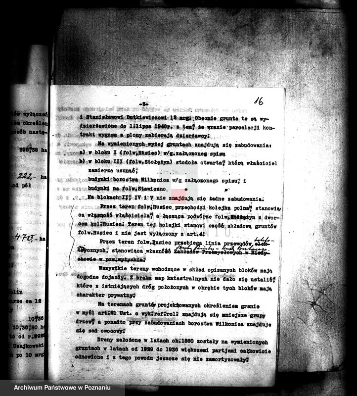 Obraz 20 z jednostki "Przymusowy wykup majątków: Stołężyn, Wapno, Panigródz i Rusiec powiatu wągrowieckiego i żnińskiego"