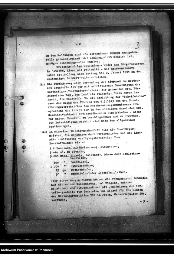 Obraz 7 z jednostki "Beschlagnahme von Baustoffen"