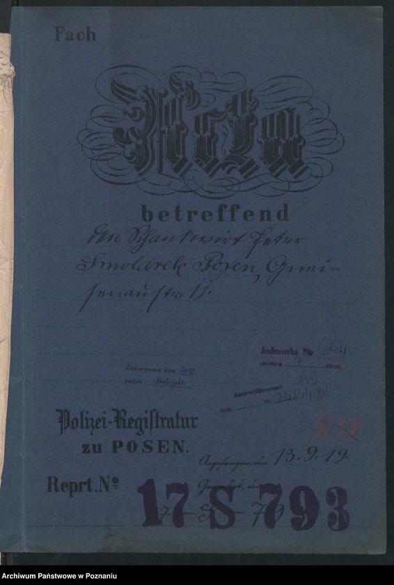 Obraz 12 z jednostki "A. betr. Eduard von Buliński"