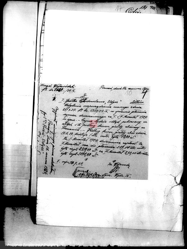 Obraz 14 z jednostki "Spłata czynszu dzierżawnego majątku państwowego Żółków"