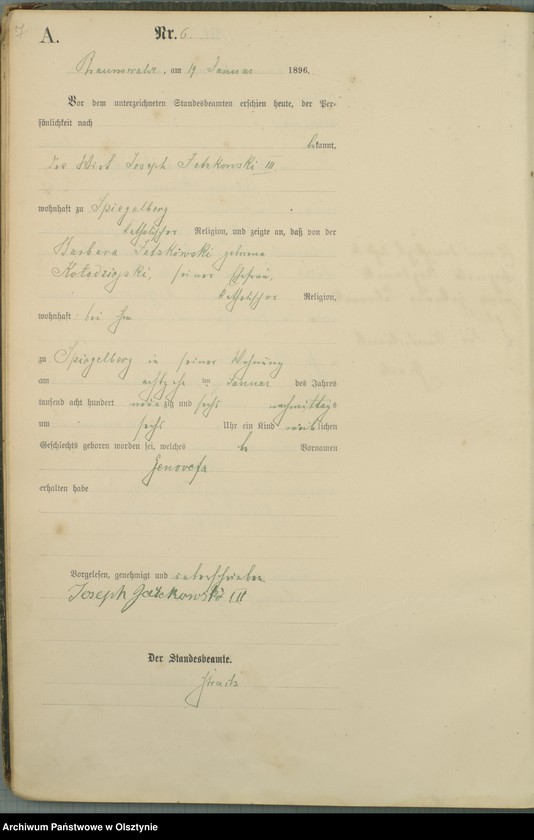 image.from.unit.number "Geburts-Haupt-Register Nr 1 - 100"