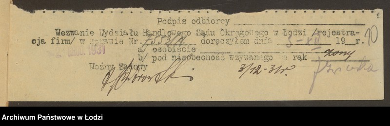 Obraz 12 z jednostki "Szmul Buchowajc- sprzedaż perfum i galanterii"