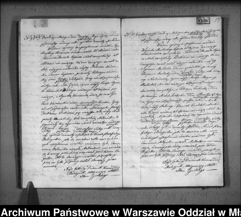 Obraz 19 z jednostki "Akta urodzin, małżeństw i zgonów"
