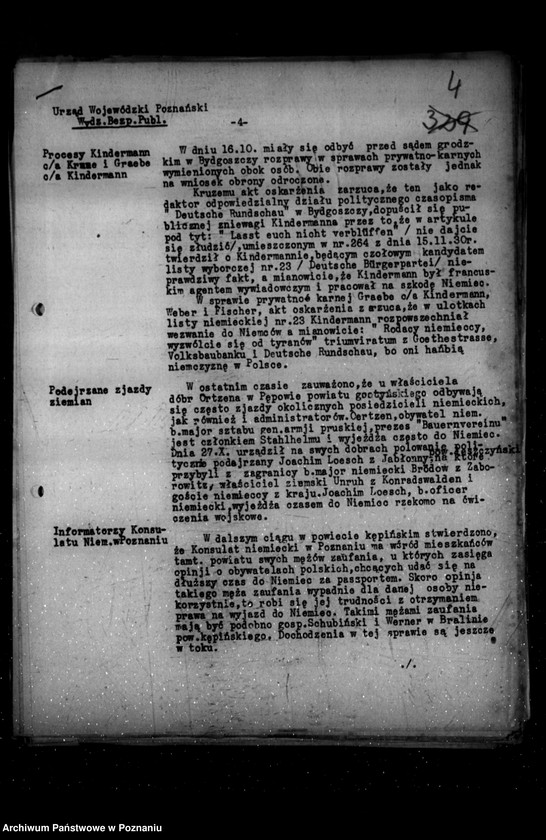 Obraz 8 z jednostki "Sprawozdania sytuacyjne z życia mniejszości narodowych za miesiące październik, listopad, grudzień 1931 r."