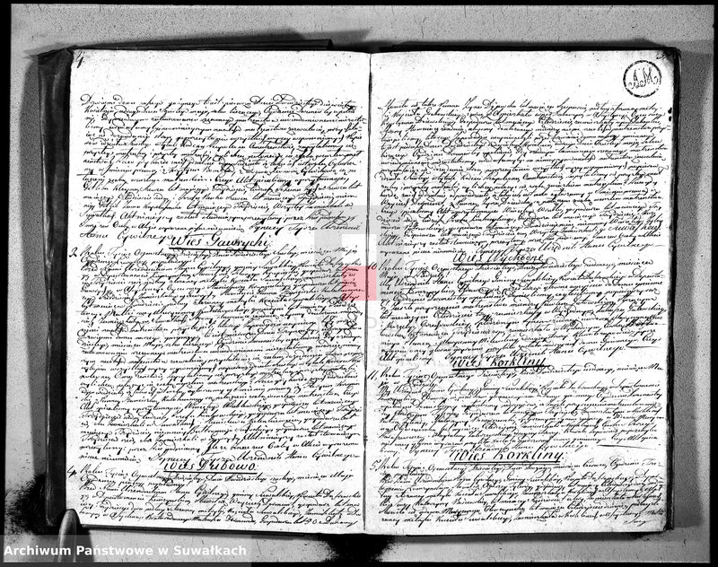 Obraz 5 z jednostki "Księga aktu ślubnego gminy suwalskiey, powiatu dąbrowskiego w departamencie łomżyńskim na rok 1810 1 Maja po 1 Maja 1811 roku"