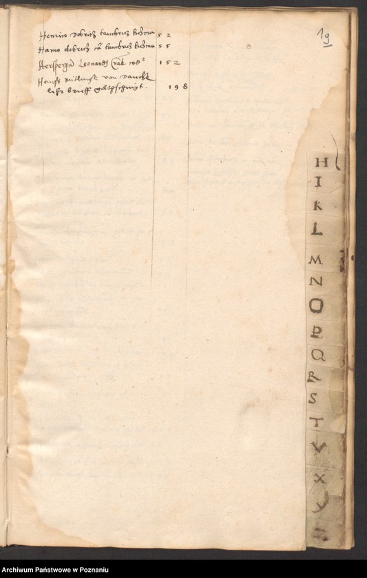 image.from.unit.number "Literae a dominis consulibus civitatis Posnaniae scriptae anno domini 1535"