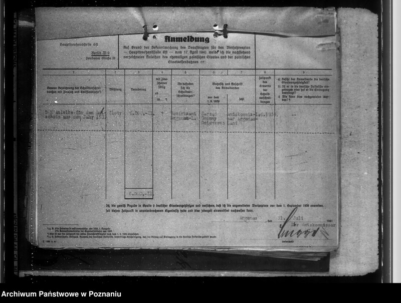 Obraz 15 z jednostki "Schuldenverzeichnis der Gemeingen und Gemeindeverbände des Regierungsbezirks Hohensalza (Inowrocław)"