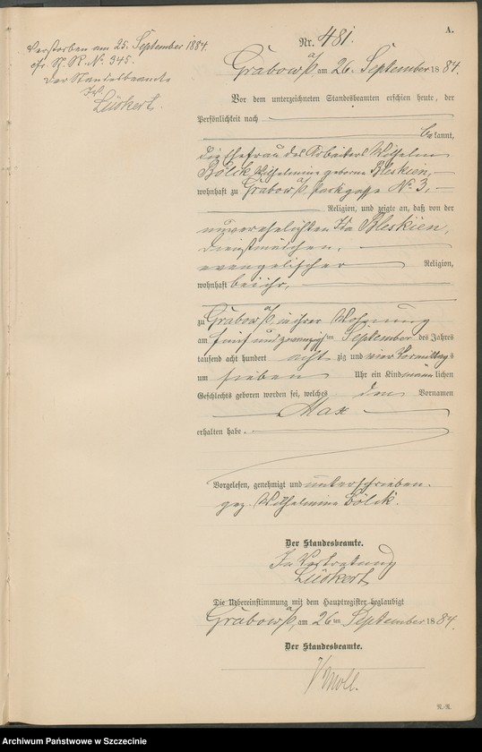 image.from.unit.number "Geburts-Register (Neben-Register) Band II"