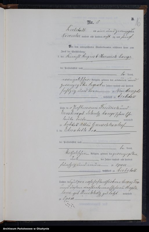 image.from.unit.number "Heiraths-Neben-Register Nr 1 - 10"