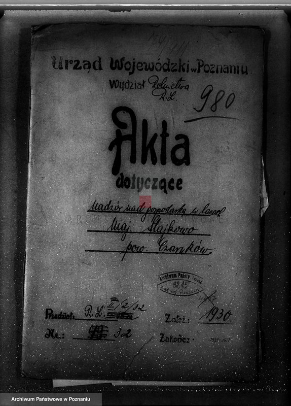 Obraz 5 z jednostki "Nadzór nad gospodarką leśną w lasach majętności Stajkowo powiecie czarnkowskim"