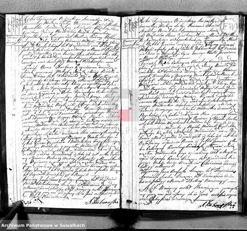image.from.unit.number "Akta Gminy Przeroslskiey Zaślubionych od Dnia 1- wszego Stycznia Roku 1816"