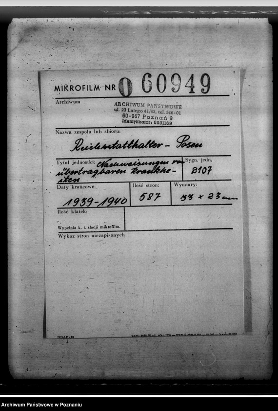 Obraz 2 z jednostki "Nachweisungen von übertragbaren Krankheiten"