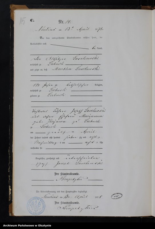 image.from.unit.number "Sterbe-Neben-Register Nr 1 - 47"