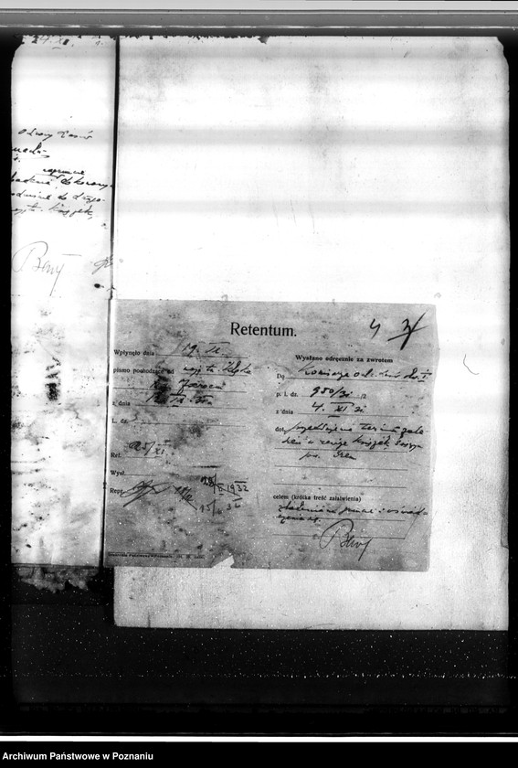 image.from.unit.number "Nadzór nad gospodarką w lasach majętności Święczyn powiat śremski"