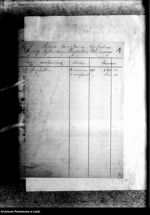 Obraz 4 z jednostki "Dowody Żydowskiego Przytułku Położniczego"