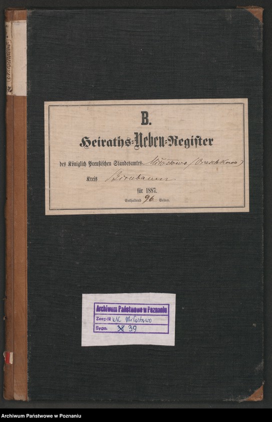 Obraz 2 z jednostki "Księga małżeństw"