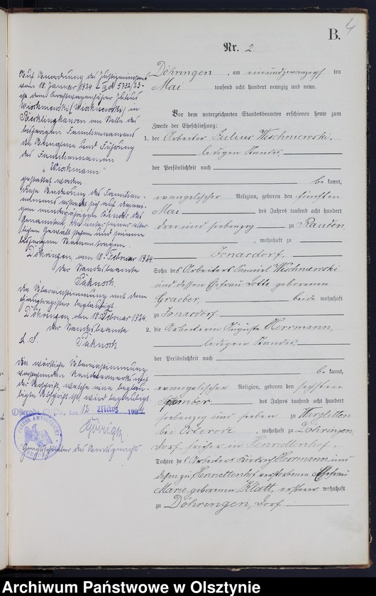 image.from.unit.number "Heiraths-Neben-Register Nr 1 - 17"