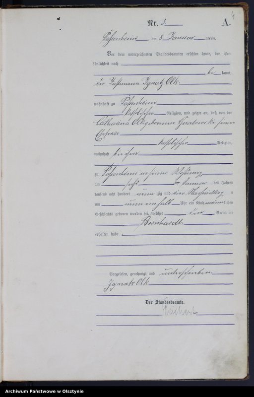 image.from.unit.number "Geburts-Haupt-Register Nr 1 - 78"