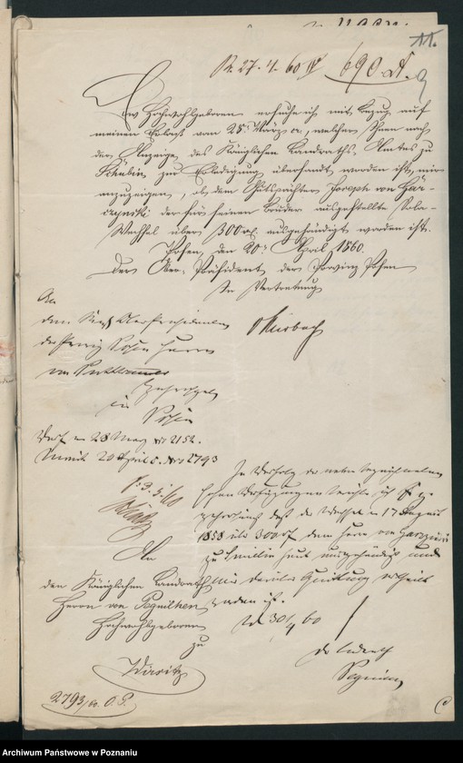 Obraz 17 z jednostki "A. betr. Gutsbesitzer Josef Bonaventura von Garczyński zu Mochnacz, seinem Sohn Patriciosus und seine Brüder Martin und Anton"