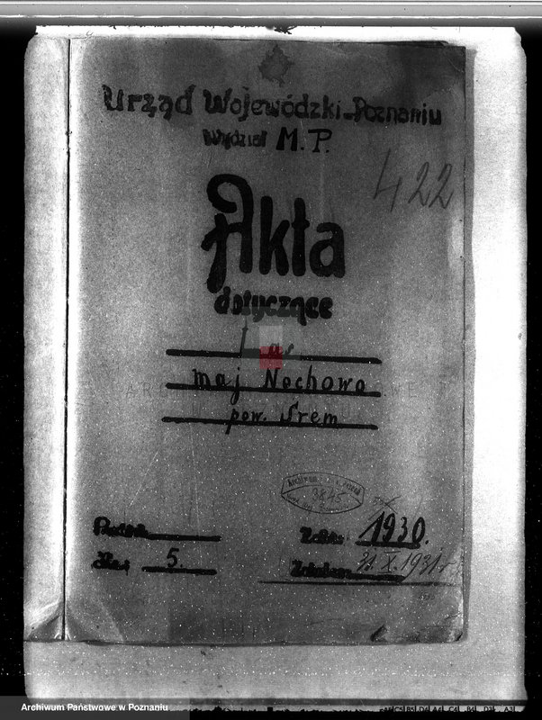 image.from.unit.number "Las majętności Nochowo w powiecie śremskim"