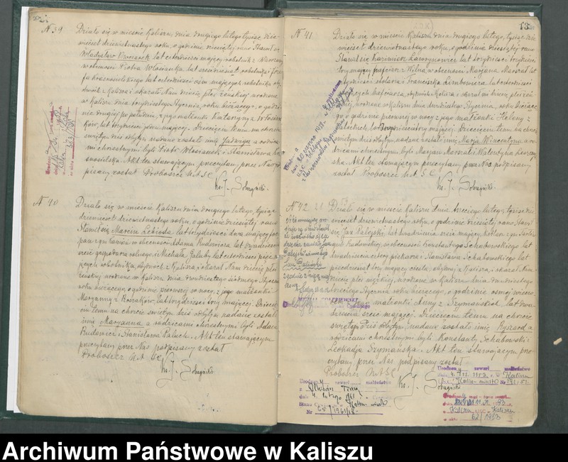 image.from.unit.number "Księga urodzeń, małżeństw i zgonów (duplikat) - tom I"