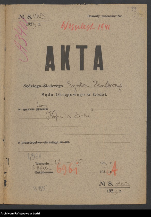 Obraz 2 z jednostki "Dawid Wolski i S-ka – fabryka wyrobów pończoszniczych, rękawicznych i trykotowych"
