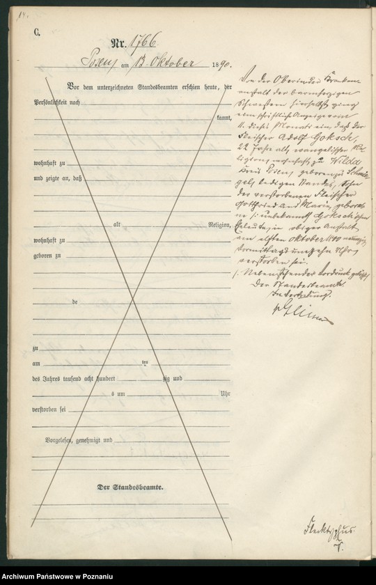 Obraz 17 z jednostki "Księga zgonów t. V"