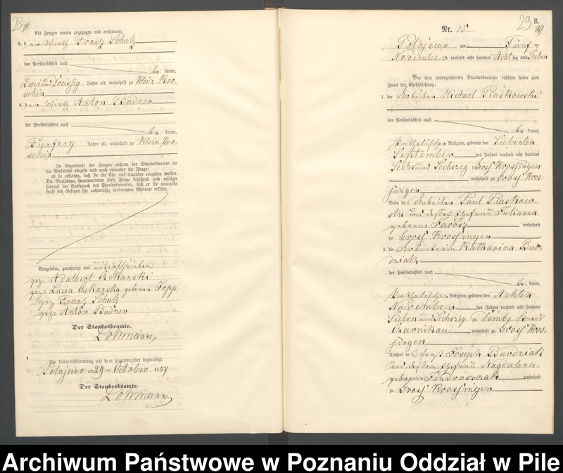 Obraz 17 z jednostki "Księga małżeństw"