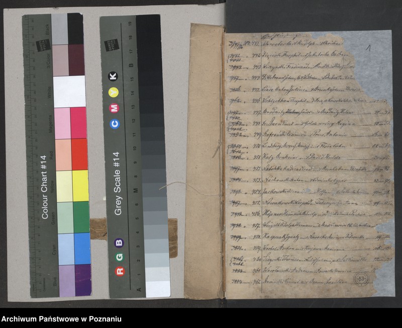 Obraz 3 z jednostki "Die von den Verlobten beigebrachten Urkunden zur Eheschliessung pro 1876"