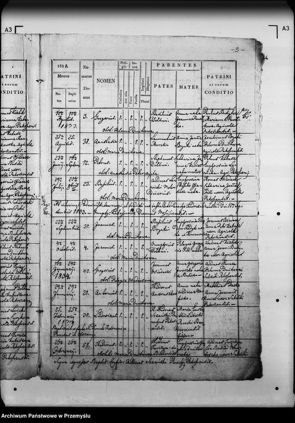 Obraz 7 z jednostki "[Kopie ksiąg metrykalnych parafii Pakość z filiami Buchowice, Czyszki (dekanat Mościska)]"