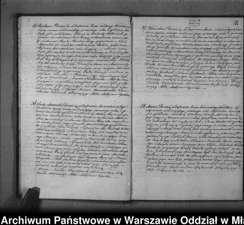 image.from.unit.number "Akta urodzeń, małżeństw i zgonów"