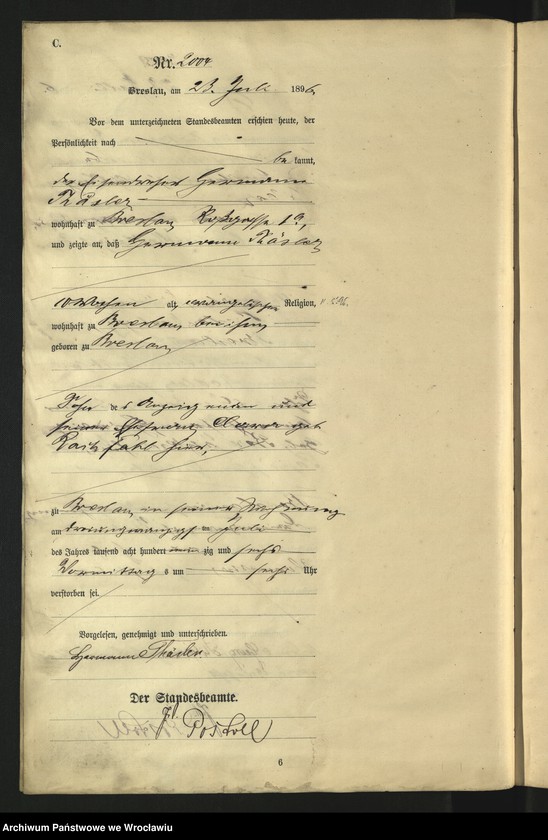 image.from.unit.number "Księga zgonów Wrocław III 1896 t.04"