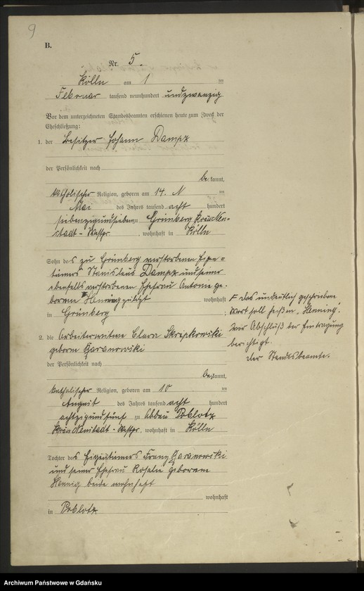 image.from.unit.number "Księga małżeństw (rejestr główny nr 1-27/1920)"