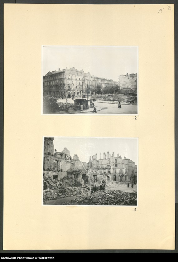 Obraz 10 z kolekcji "Odbudowa Warszawy - Rejon dzielnicy Ministerstw"